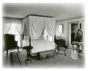 Mt. Vernon, Washington's bedroom where he died December 14, 1799.