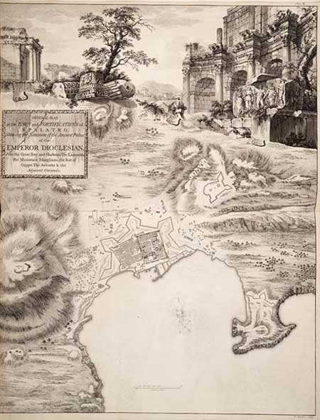 Town and Fortifications of Split & Situation of the Ancient Palace
