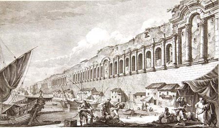 View of the Crypto Porticus, or Front towards the Harbour