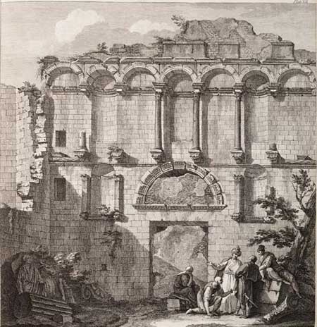 View of the Porta Aurea