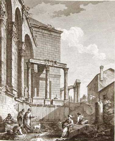 Side View of the Temple of Jupiter