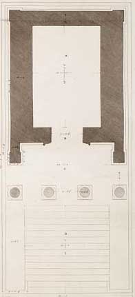 Plan of the Temple of Aesculapius