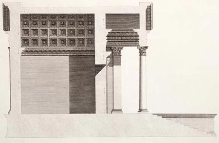 Section of the Temple of Aesculapius