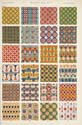 Ornaments with Curved Lines from Ceilings of Tombs