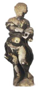 Gibbons Carved Statue