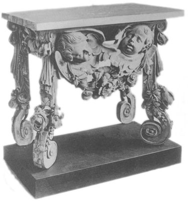 Grinling Gibbons Carved Table