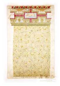 Wall Design by Philip Webb, 1861