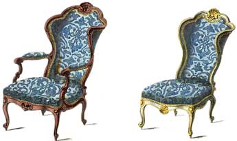 Rococo Revival Chairs