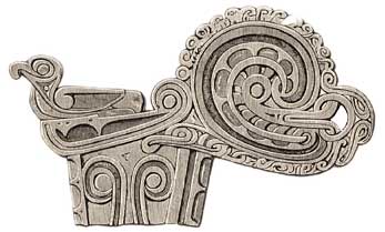 Head of Canoe, New Guinea