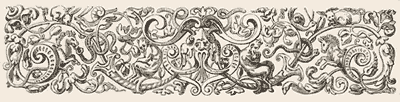 Typographic Ornament from one of the productions of the early Parisian Press